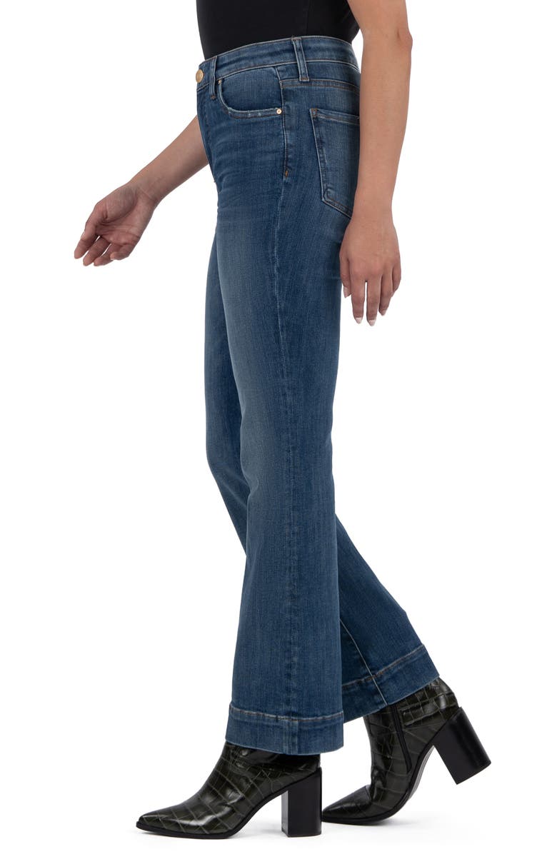 KUT from the Kloth Kelsey Fab Ab High Rise Flare Jeans, Alternate, color, Vibrant