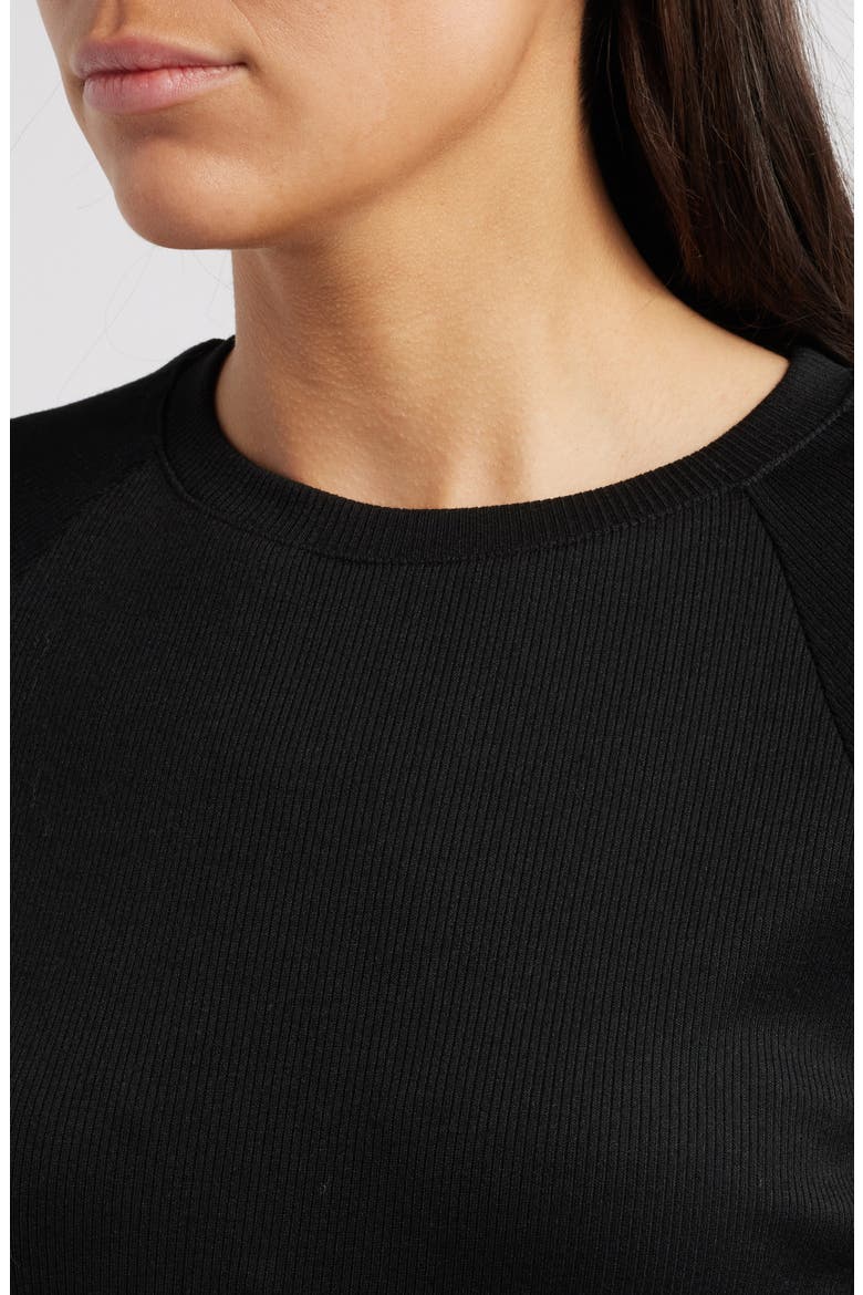 Bijou Rib T-Shirt, Alternate, color, BLACK