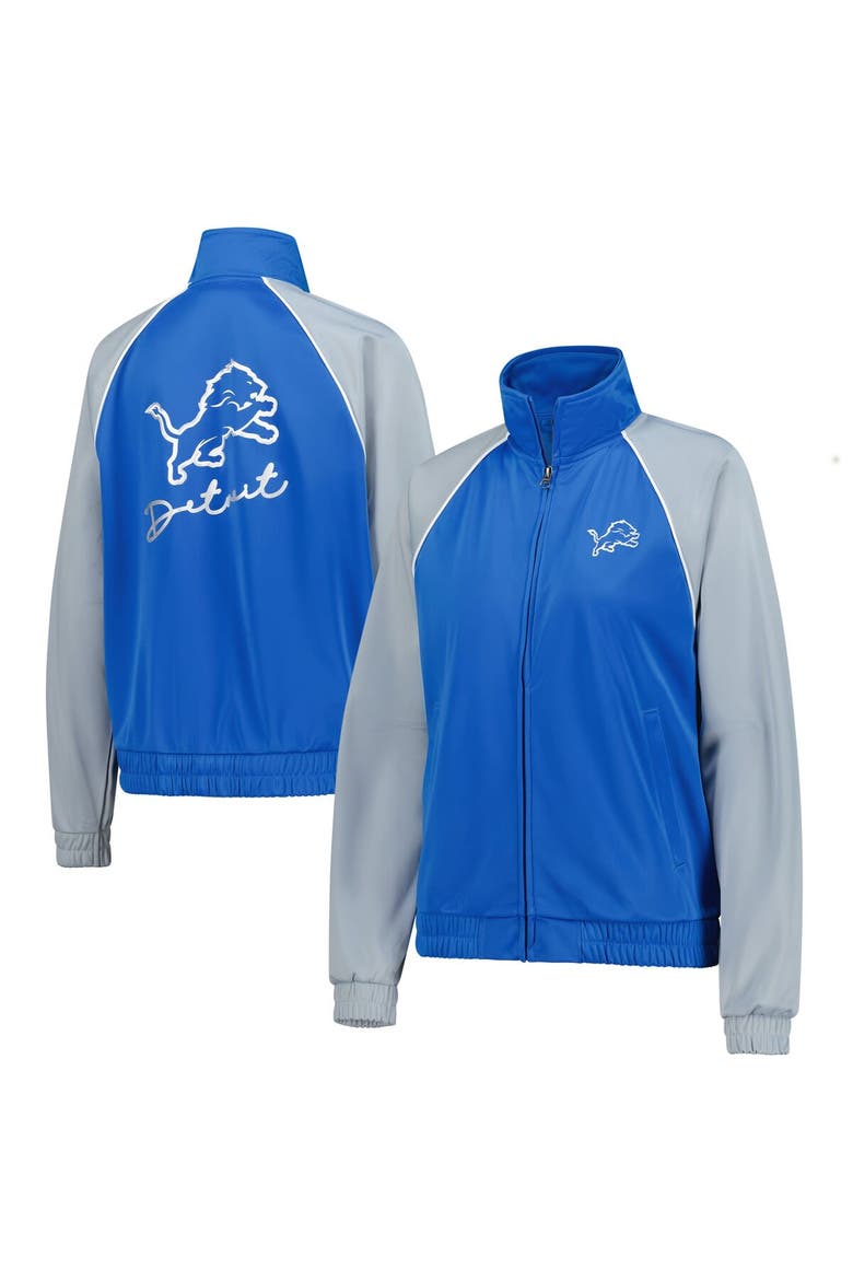 Women's G-III 4Her by Carl Banks Blue Detroit Lions Replay Full-Zip Track Jacket, Main, color, Blue