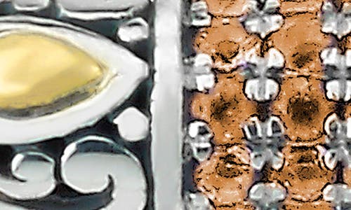 Samuel B. Sterling Silver & 18k Gold Pavé Citrine Pendant Necklace In Yellow