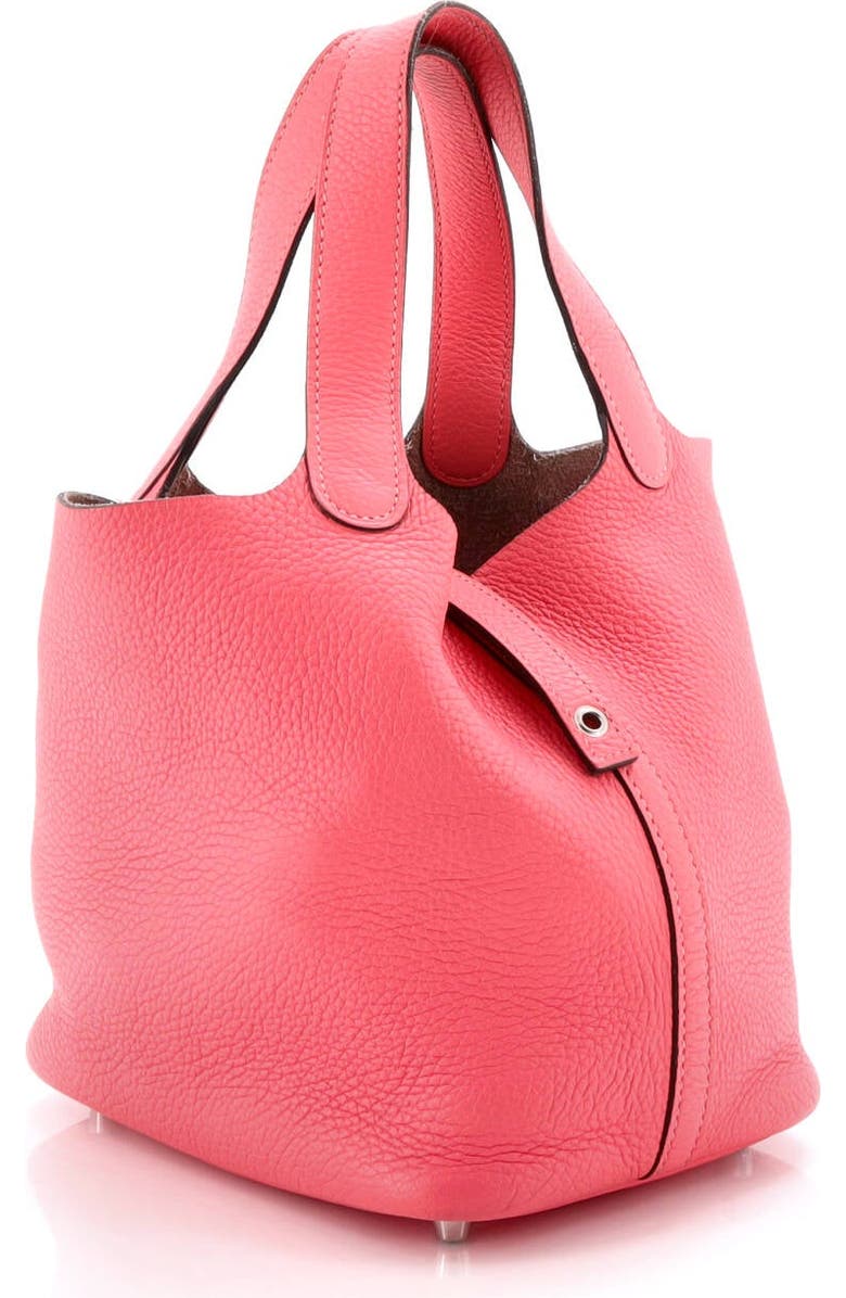 Pre-Owned Hermes Picotin Lock Bag Clemence PM, Alternate, color, Rose Azalee