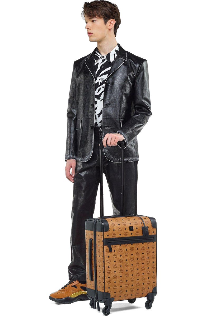 MCM Ottomar Trolley in Visetos, Alternate, color, Brown