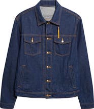 Rodeo Work Wear Deep Indigo Denim Trucker Jacket