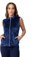 Sofibella Crushed Velvet Womens Golf Vest