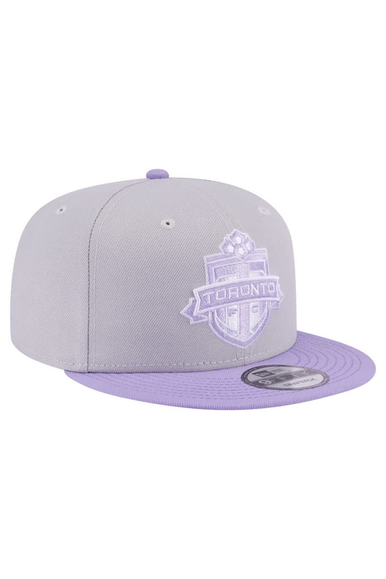 Men's New Era Gray Toronto FC Color Pack Two-Tone 9FIFTY Snapback Hat, Alternate, color, Gray