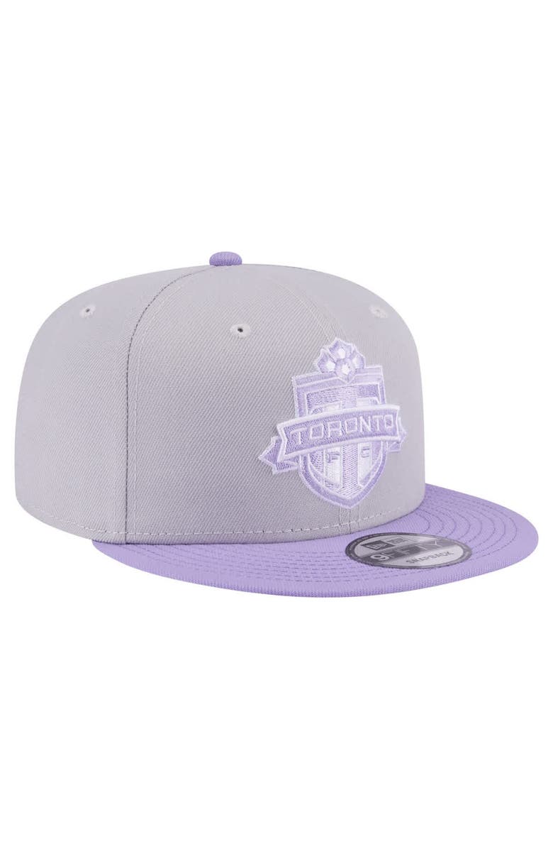 New Era Men's New Era Gray Toronto FC Color Pack Two-Tone 9FIFTY Snapback Hat, Alternate, color, Gray