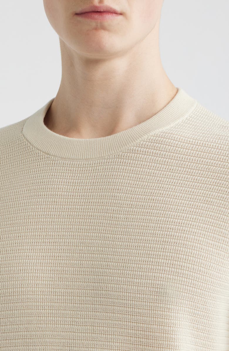Madewell Textured Cotton T-Shirt, Alternate, color, Dusty Pearl