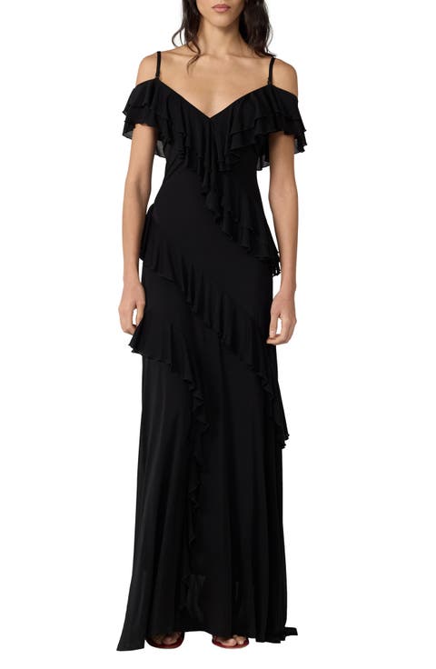 Sofia Cold Shoulder Gown