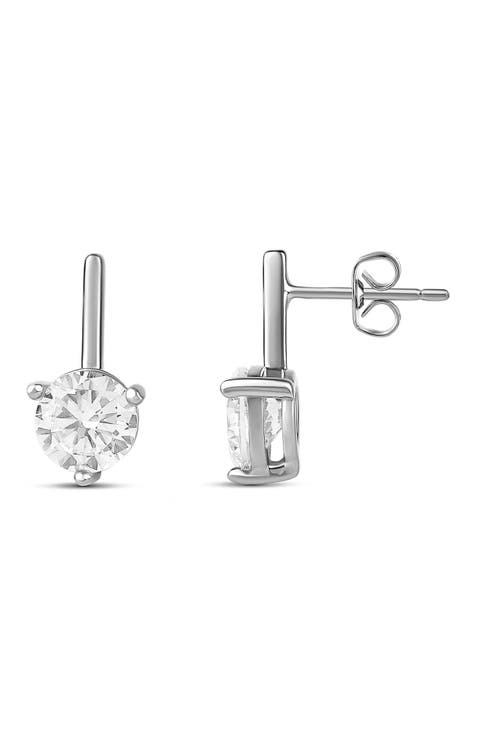 Cubic Zirconia Drop Earrings