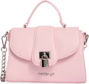Madden Girl Faux Leather Top Handle Bag
