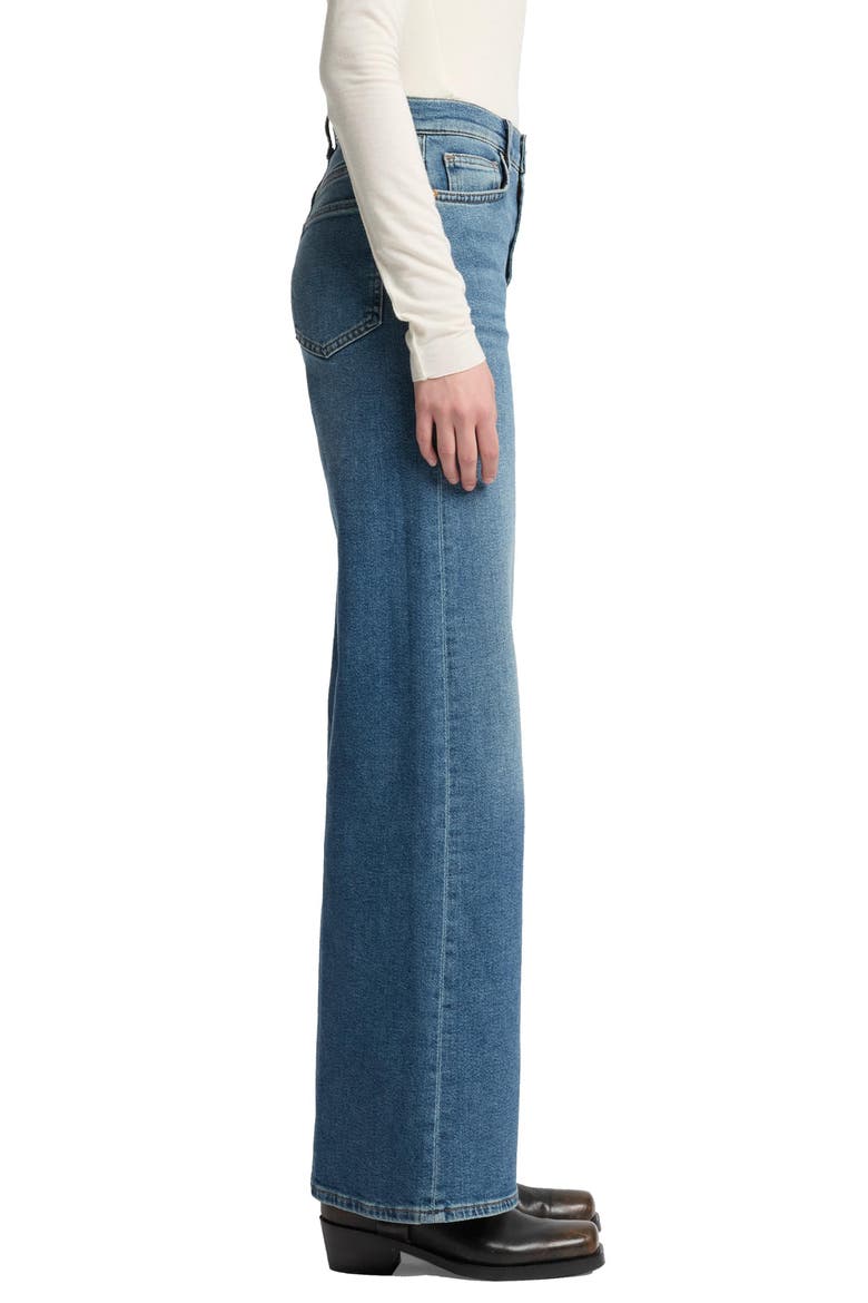 Jo Ultra High Waist Wide Leg Jeans, Alternate, color, SEA LEVEL