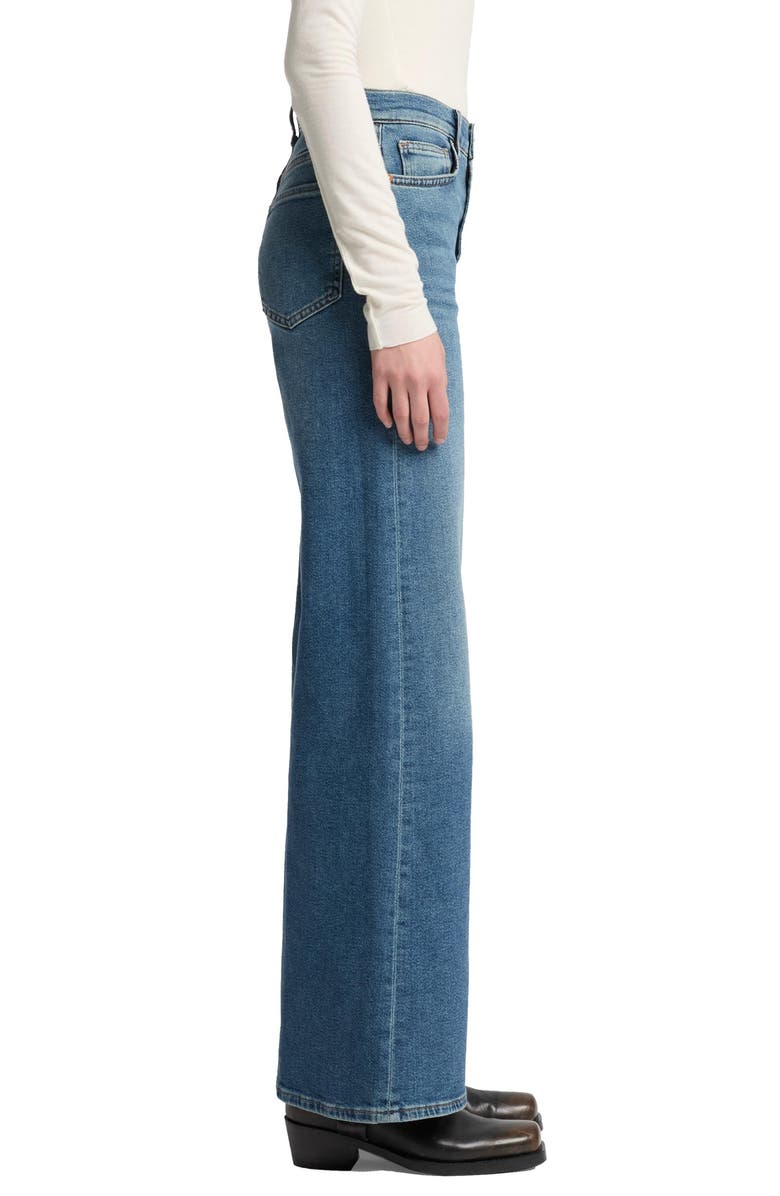 7 For All Mankind Jo Ultra High Waist Wide Leg Jeans, Alternate, color, Sea Level