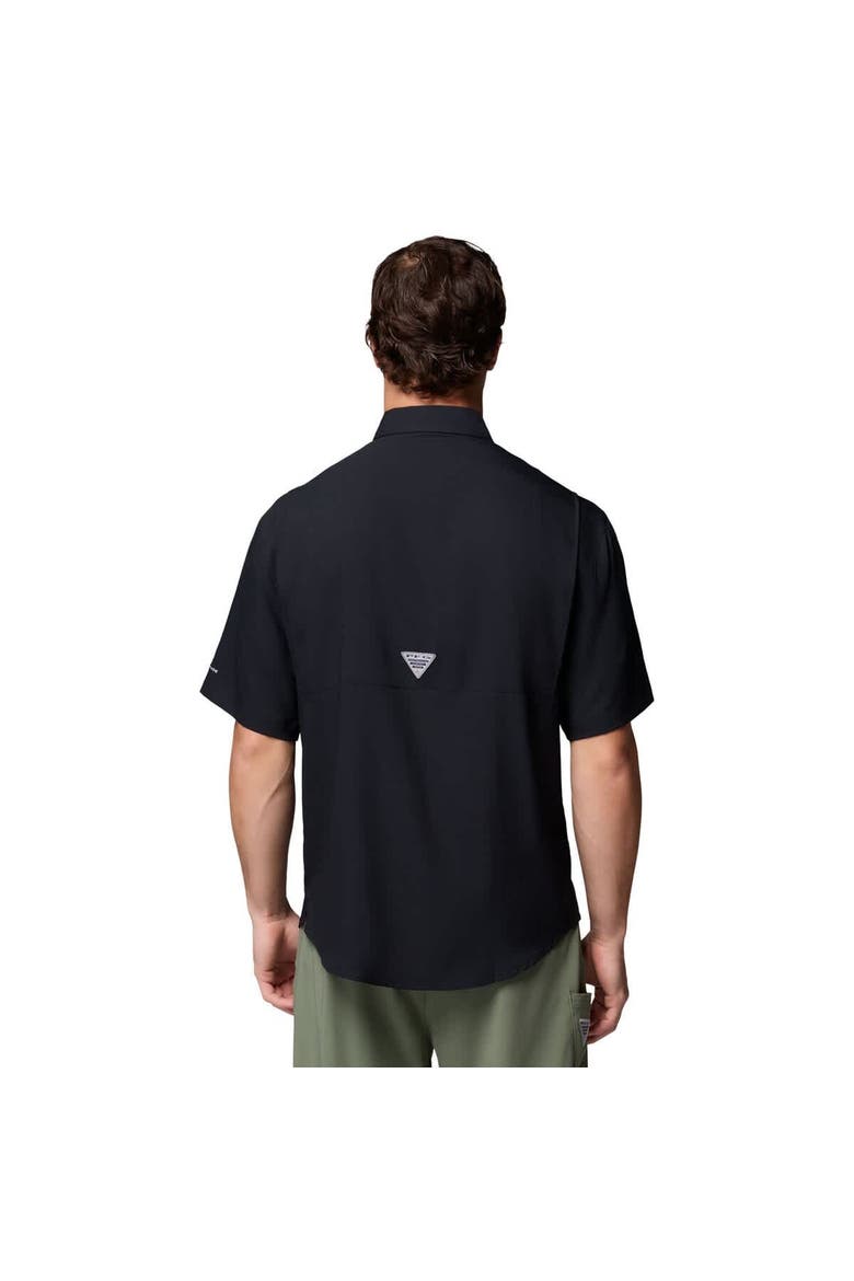 Men's Columbia Black Alabama Crimson Tide Tamiami Omni-Shade Button-Down Shirt, Alternate, color, Black