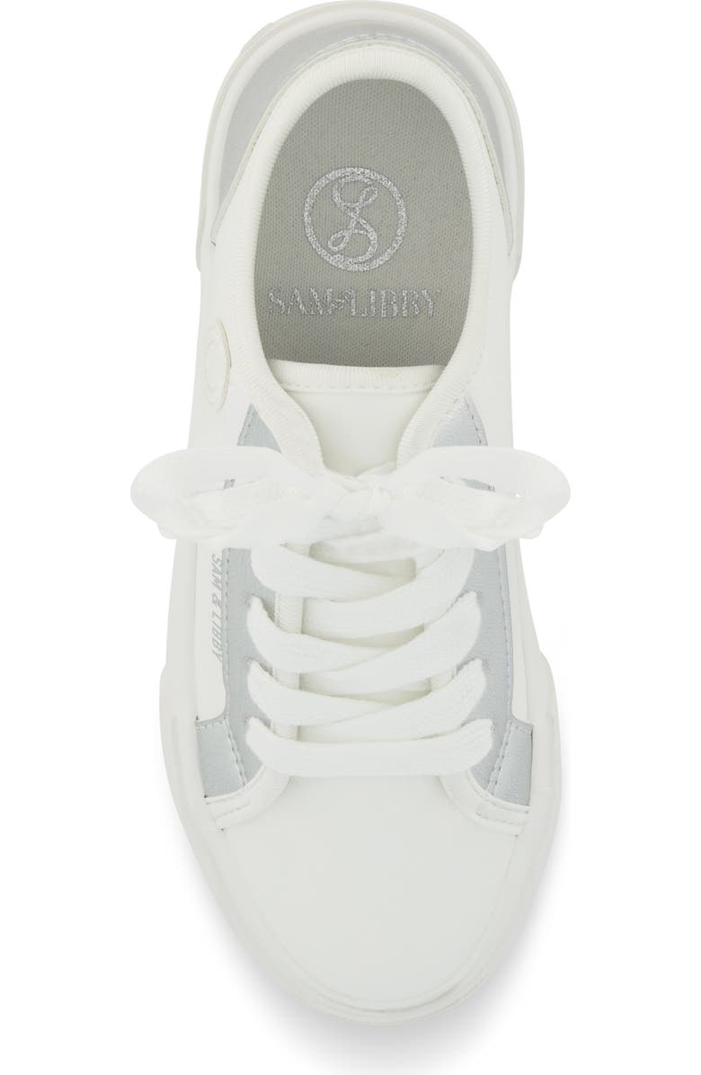 SAM & LIBBY Kids' Davie Dina Sneaker, Alternate, color, Silver