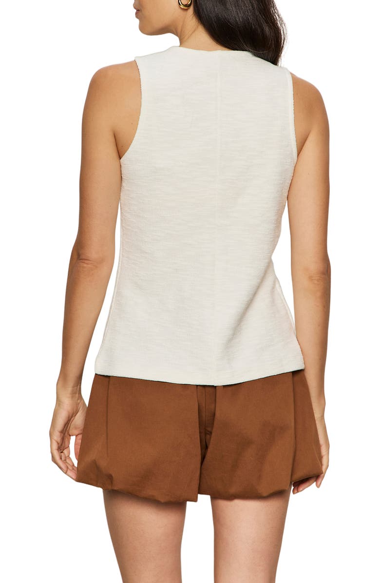 Sanctuary Nothing Extra Knit Vest, Alternate, color, Chalk White