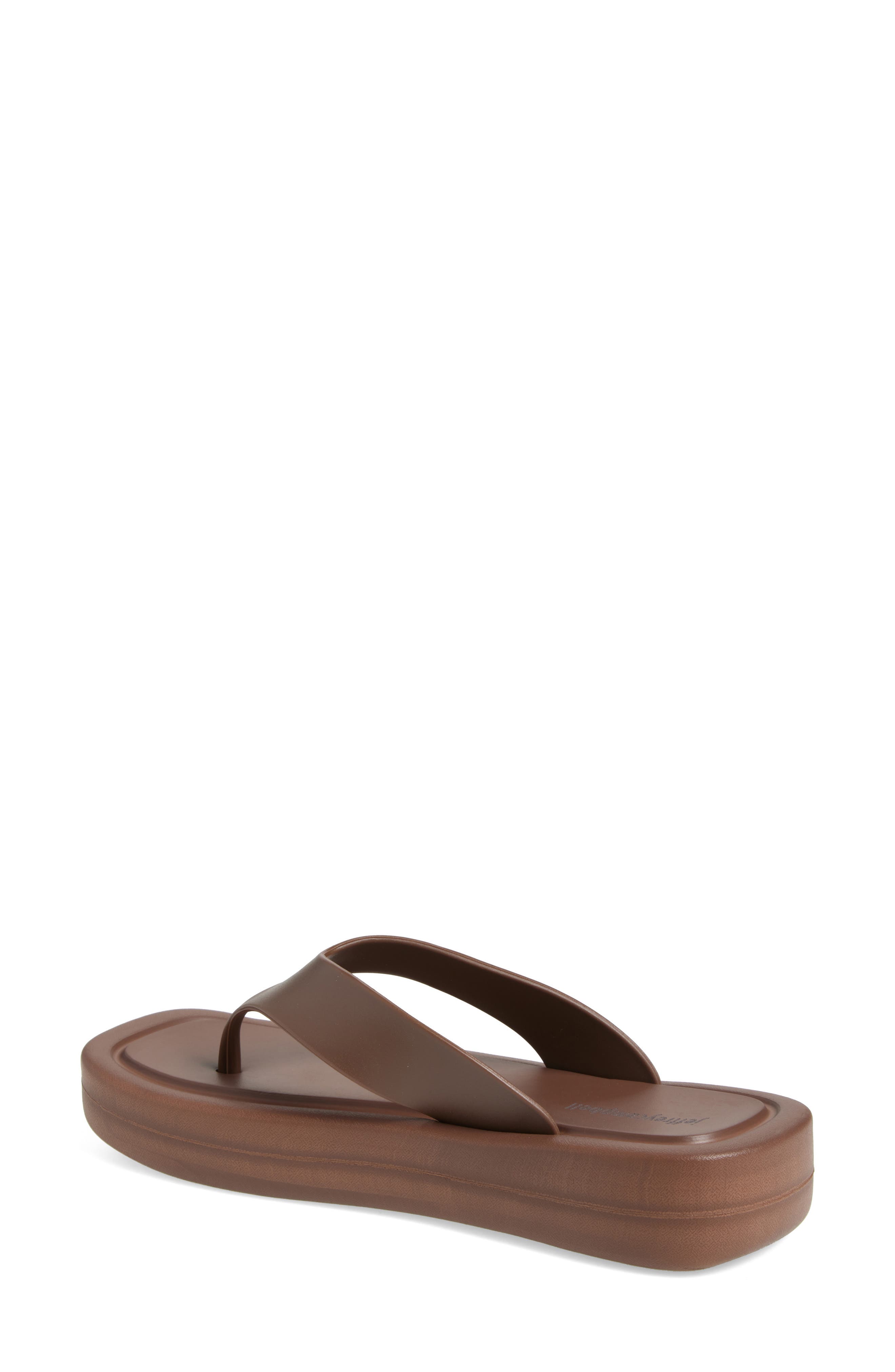 Jeffrey Campbell Darcie Flip Flop, Alternate, color, Brown