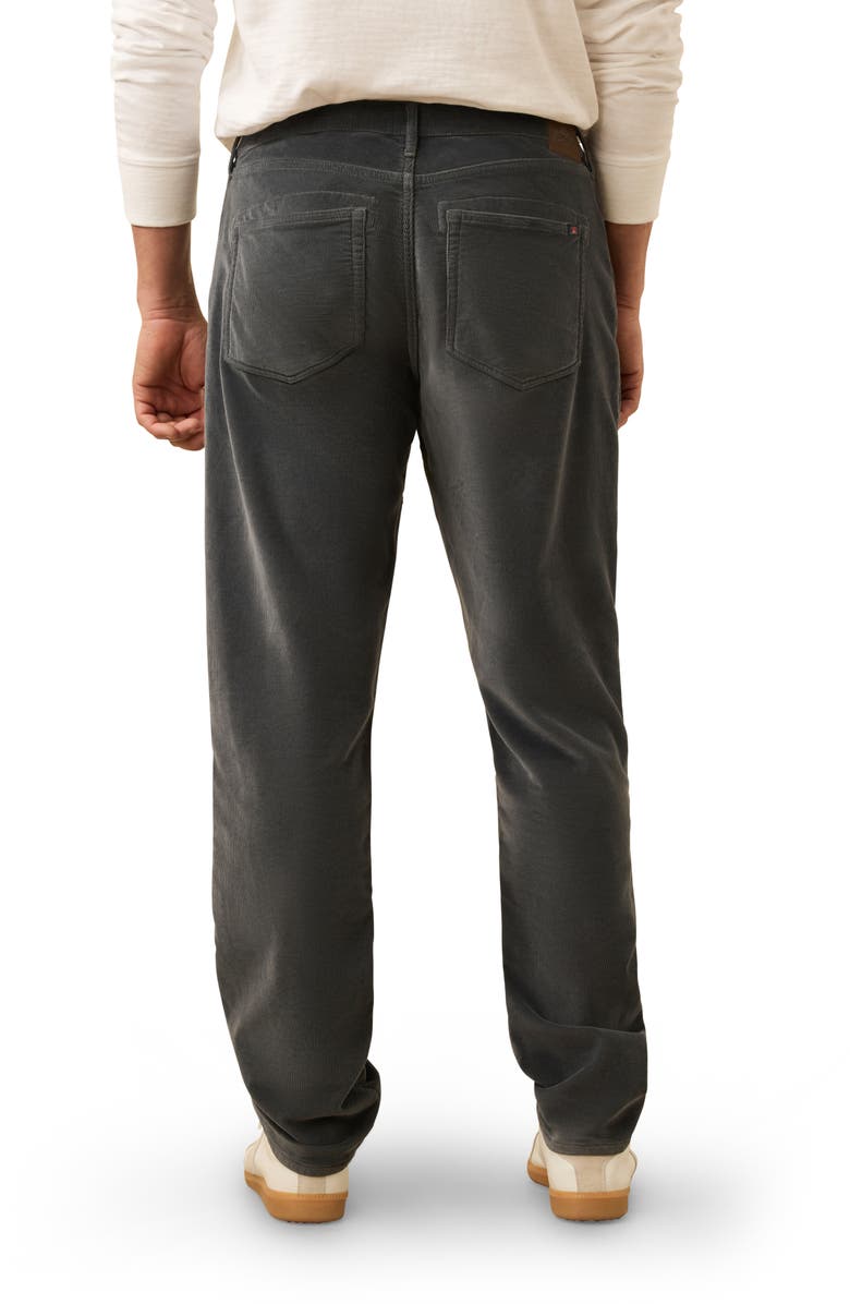 Faherty Stretch Corduroy Pants, Alternate, color, Steel River