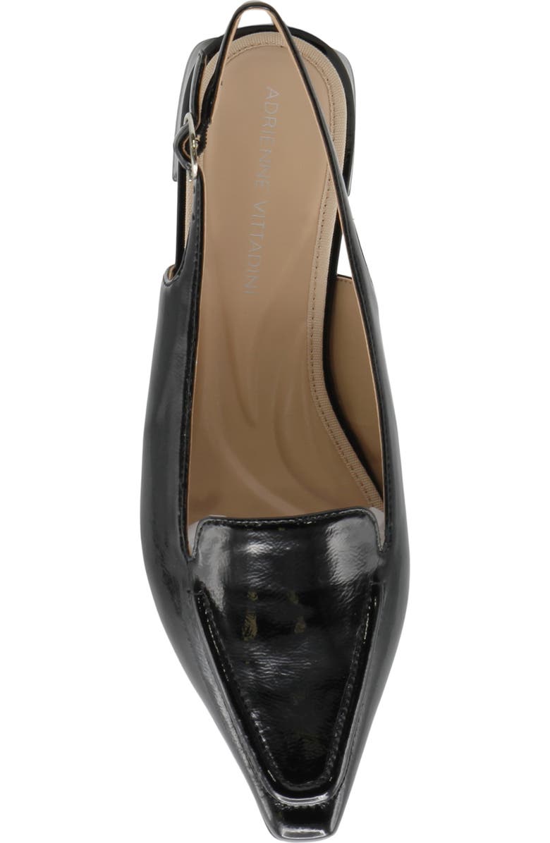 Adrienne Vittadini Rafi Flat, Alternate, color, Black Pat