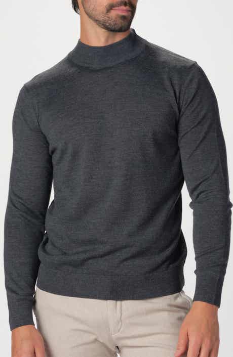 Featherweight Merino Mock Neck Sweater