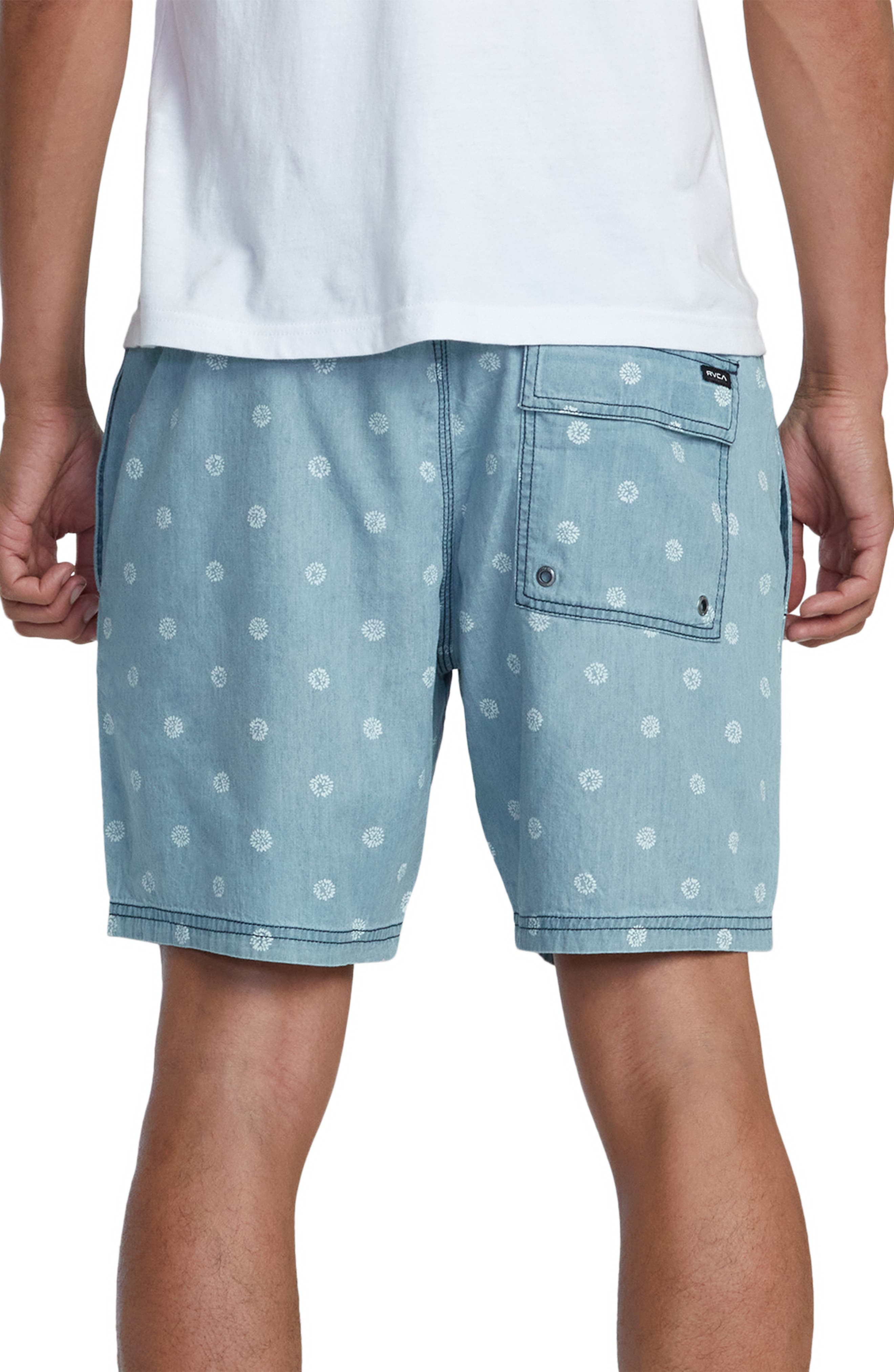 Escape Cotton Chambray Drawstring Shorts - image 2
