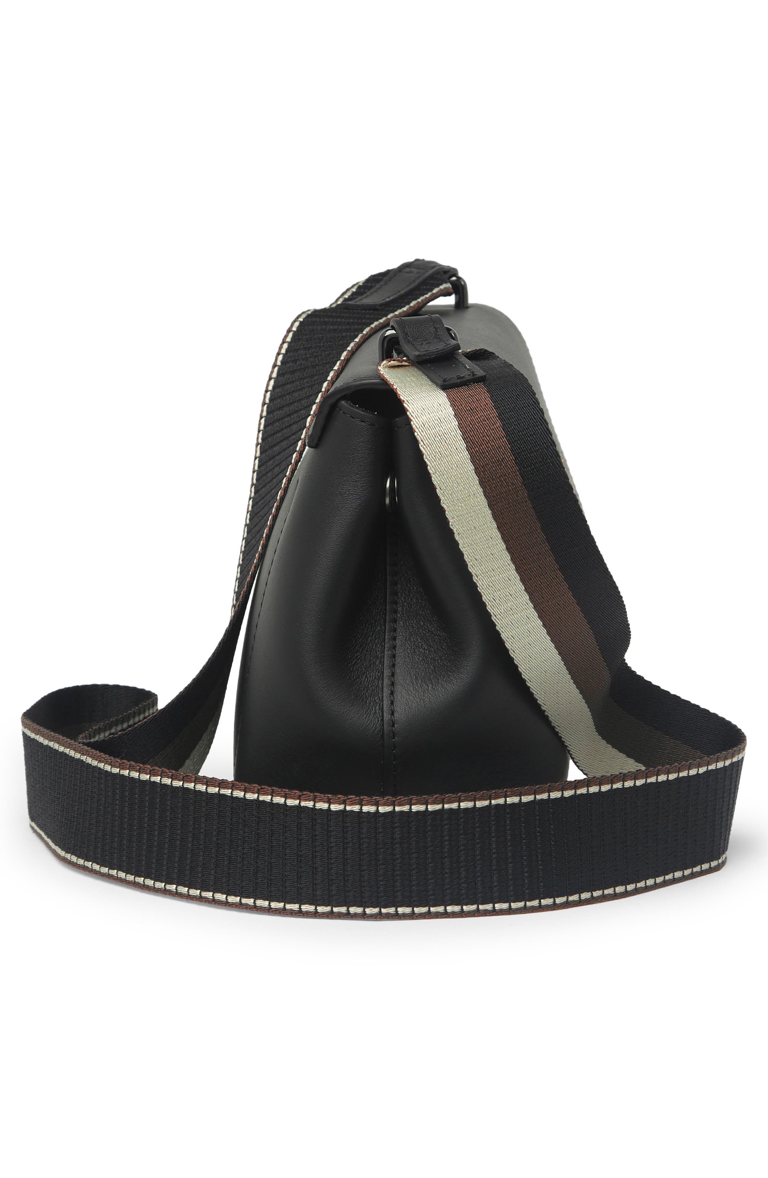 Longchamp Roseau Leather Crossbody Tote, Alternate, color, 