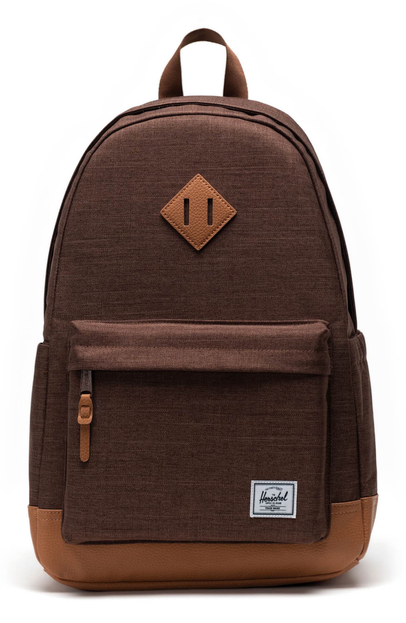 Herschel Supply Co. Heritage Backpack, Main, color, Potting Soil Crosshtch/Natural