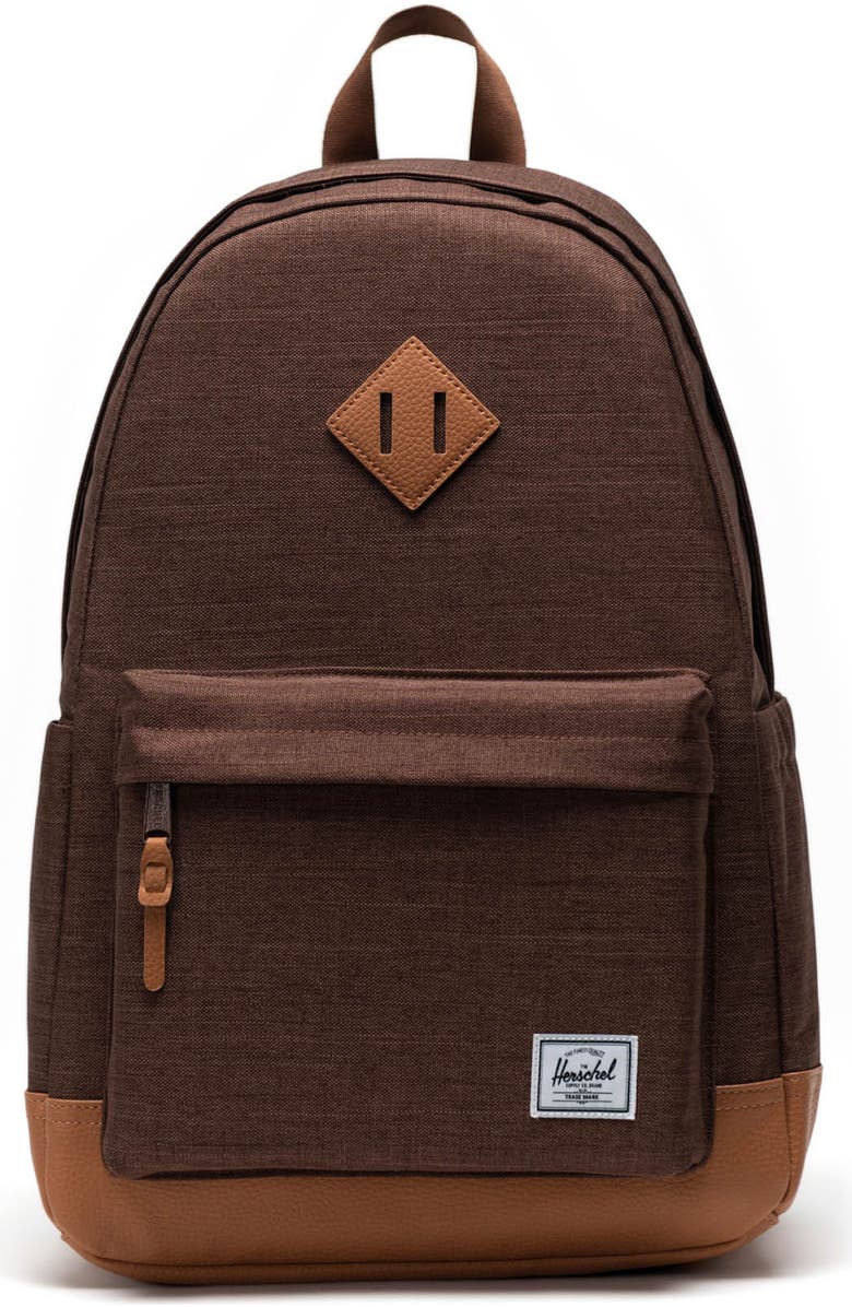 Herschel Supply Co. Heritage Backpack, Main, color, Potting Soil Crosshtch/Natural