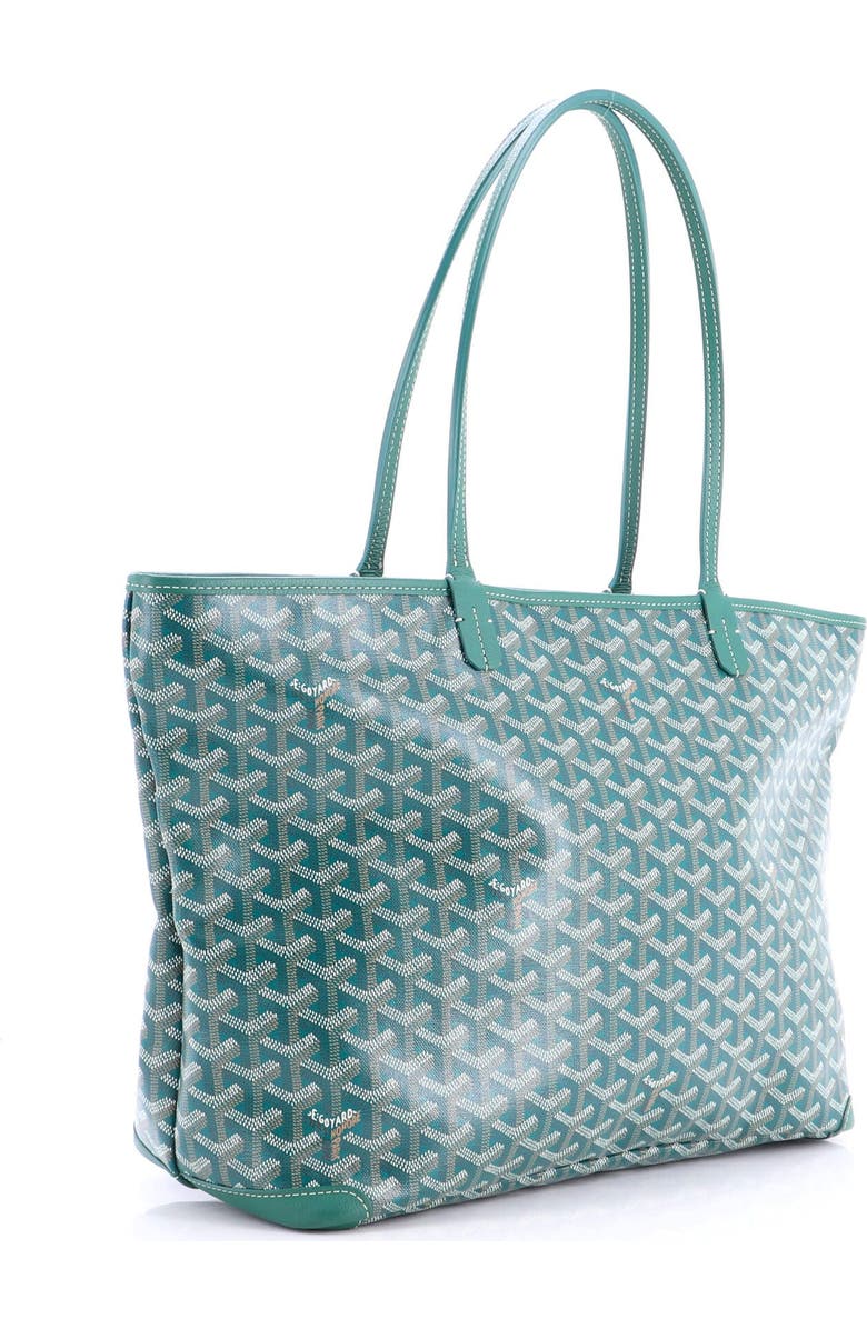 Pre-Owned Goyard Artois Tote Coated Canvas MM, Alternate, color, Green