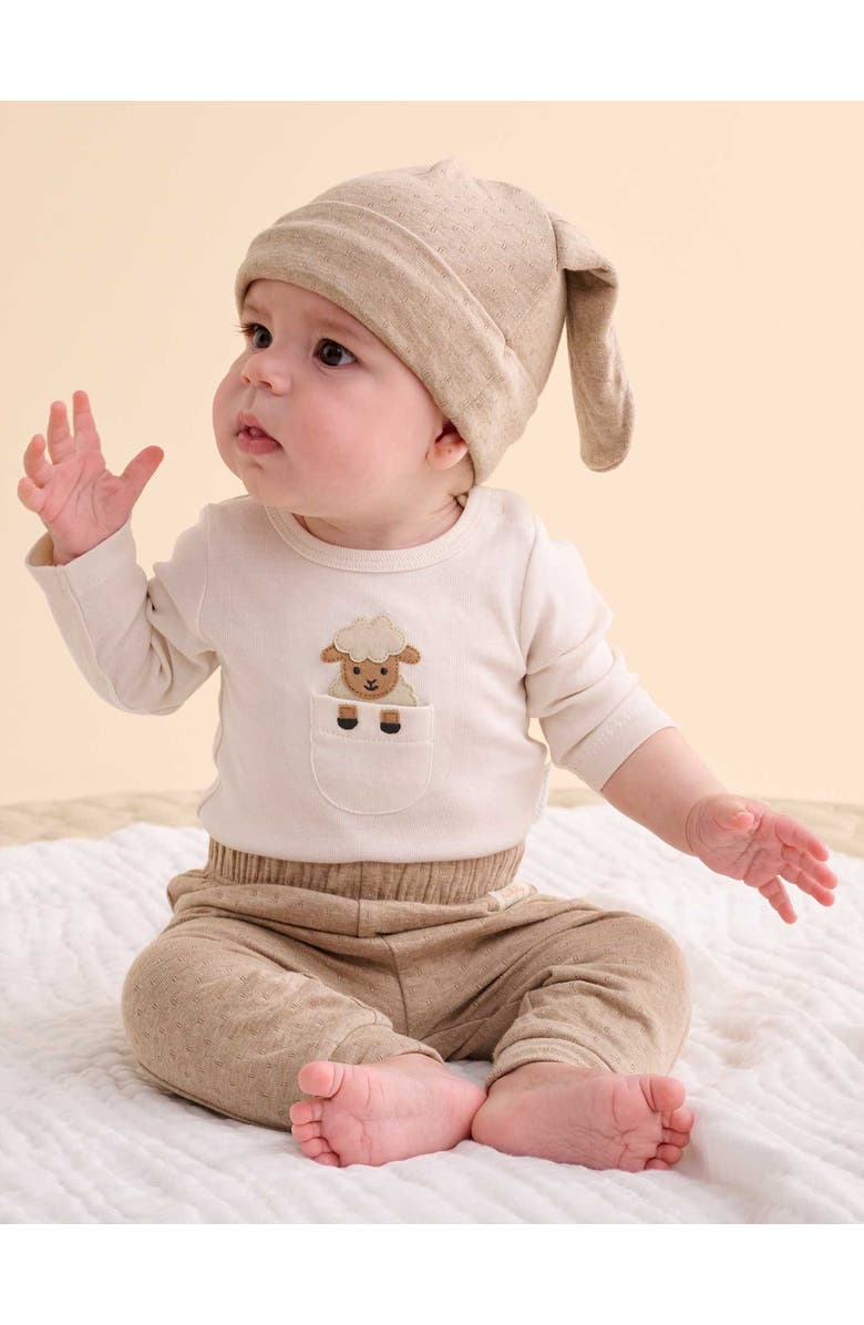 Purebaby 3 Piece Gift Set, Alternate, color, Mushroom Melange