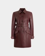 Bally Belted Coat in Leather