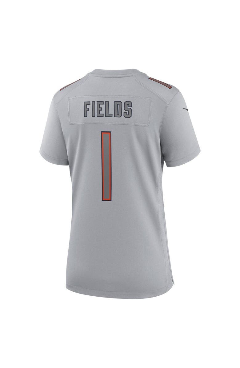 Nike Women's Nike Justin Fields Gray Chicago Bears Atmosphere Fashion Game Jersey, Alternate, color, 
