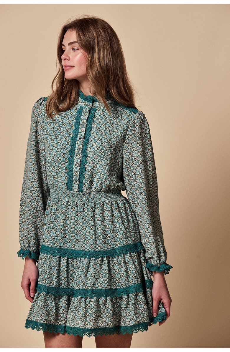 The Shirt The Angela Dress, Alternate, color, Aqua