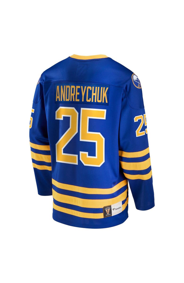 FANATICS Men's Fanatics Branded Dave Andreychuk Royal Buffalo Sabres Breakaway Retired Player Jersey, Alternate, color, Royal