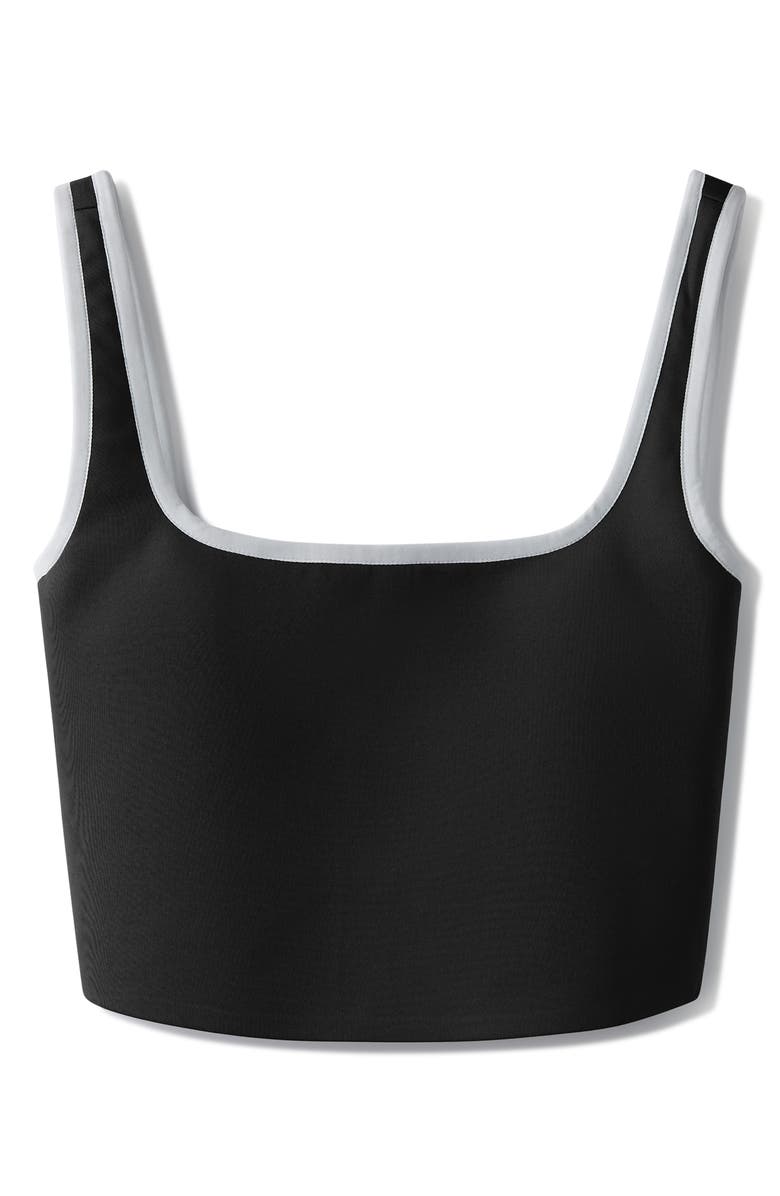 Rhone Ace Longline Sports Bra, Alternate, color, 