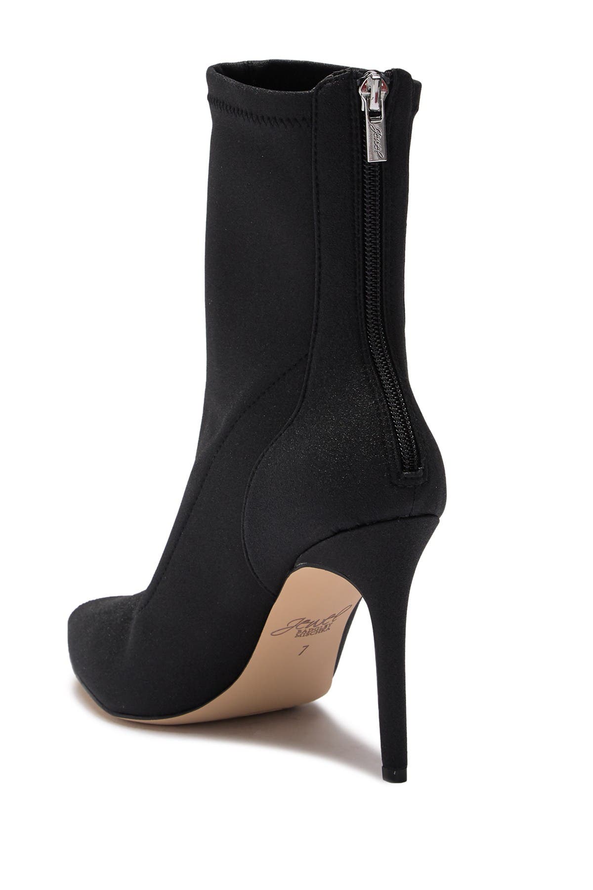 Jewel Badgley Mischka Marabel Stiletto Sock Bootie, Main, color, 