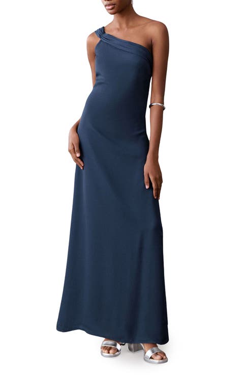 One-Shoulder Midi Dress