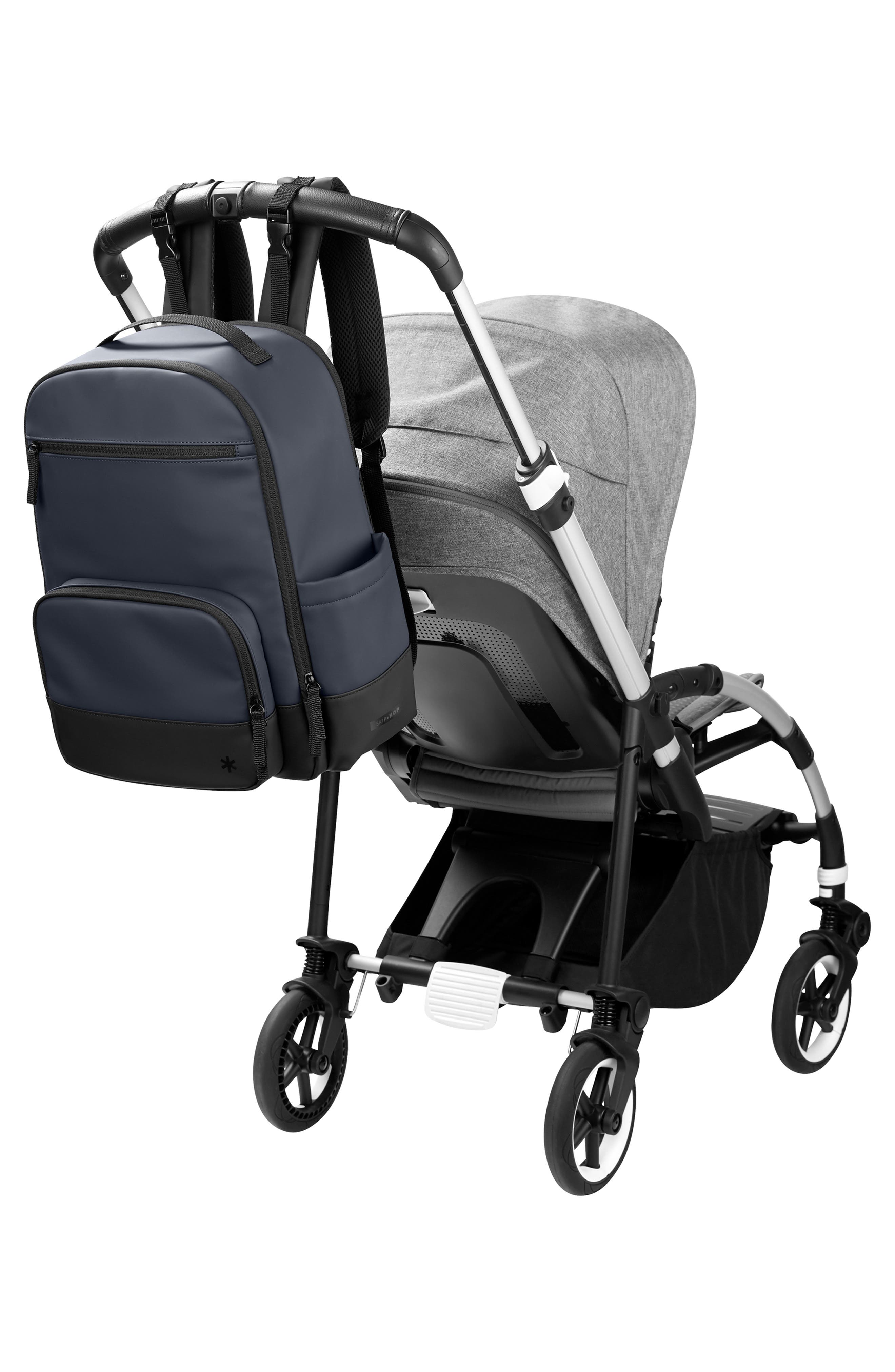 Skip Hop Flex Diaper Backpack, Alternate, color, Navy