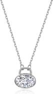 Lafonn Oval Lock Necklace