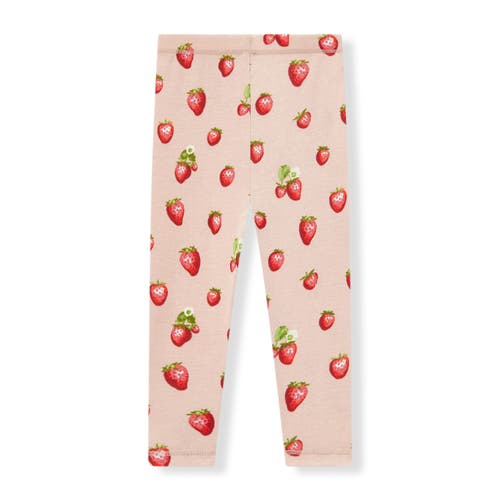 Milkbarn Organic Cotton Long Sleeve Two Piece Pajama Set In Multi