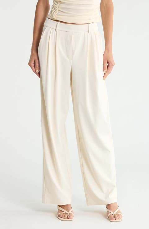 Pull-On Straight Leg Pants