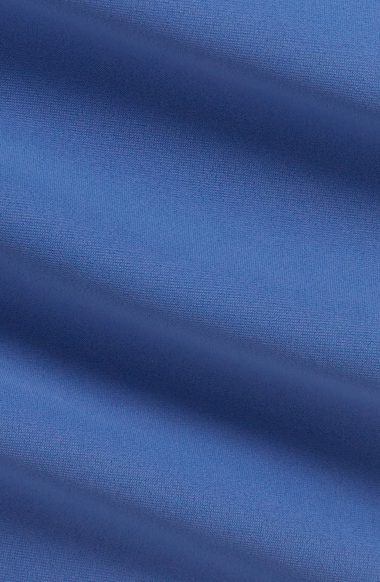 Ralph Lauren Embroidered Colorblock Long Sleeve One-Piece Rashguard Swimsuit, Alternate, color, Bai Blue/ Lime