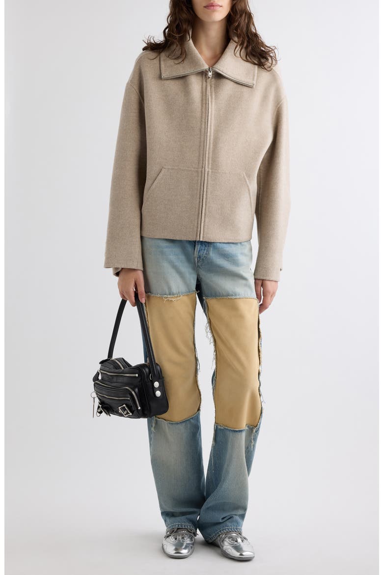 Olemmy Wool & Cashmere Jacket, Alternate, color, OATMEAL MELANGE