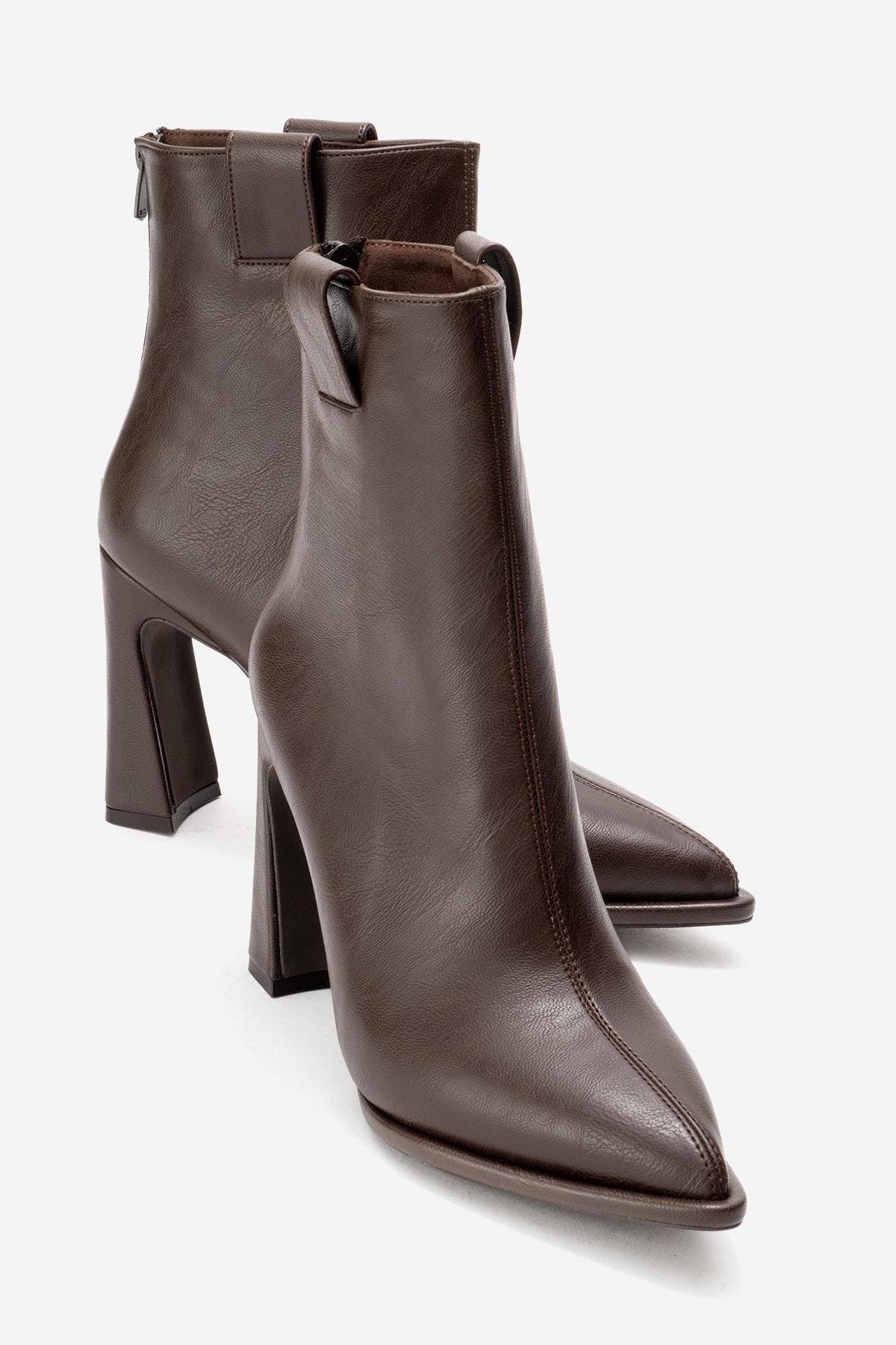 Aja Block Heel Convertible Knee High Boot, Alternate, color, Coffee Faux Leather