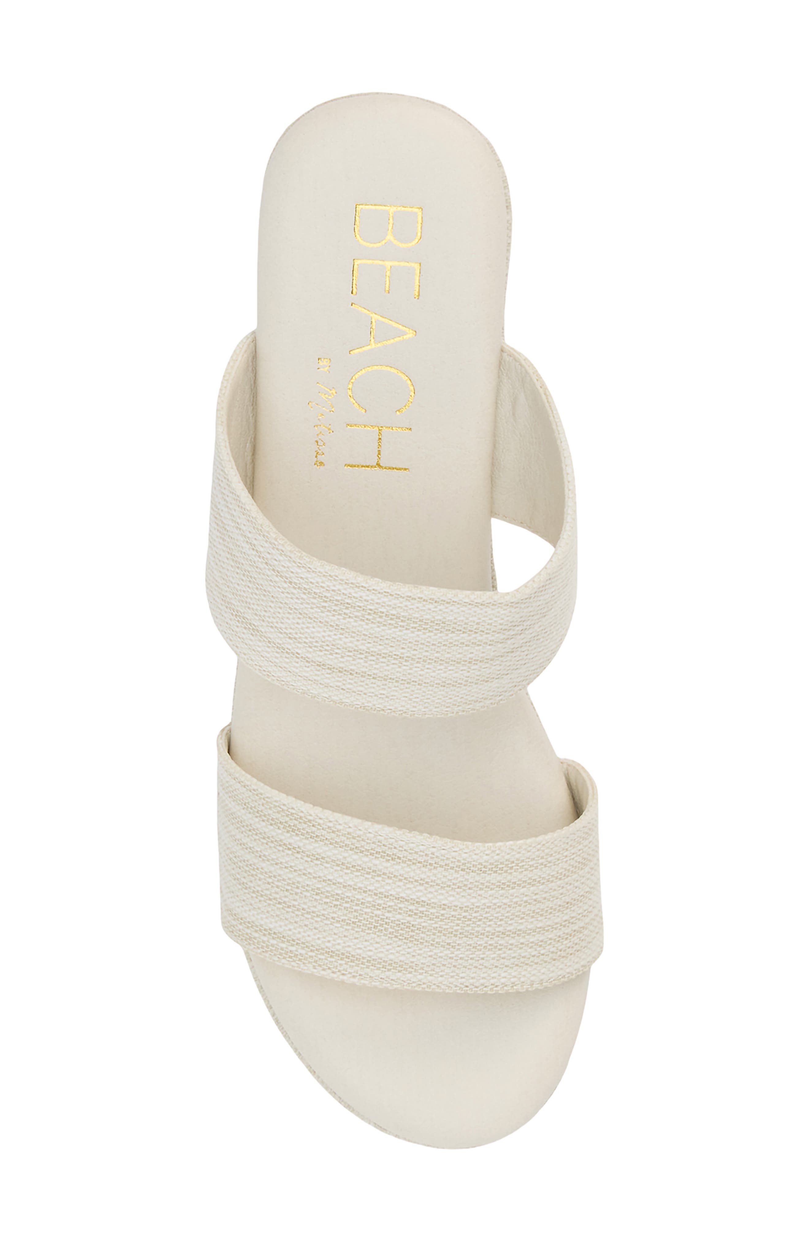 Ocean Ave Espadrille Platform Slide Sandal, Alternate, color, SANDSTONE