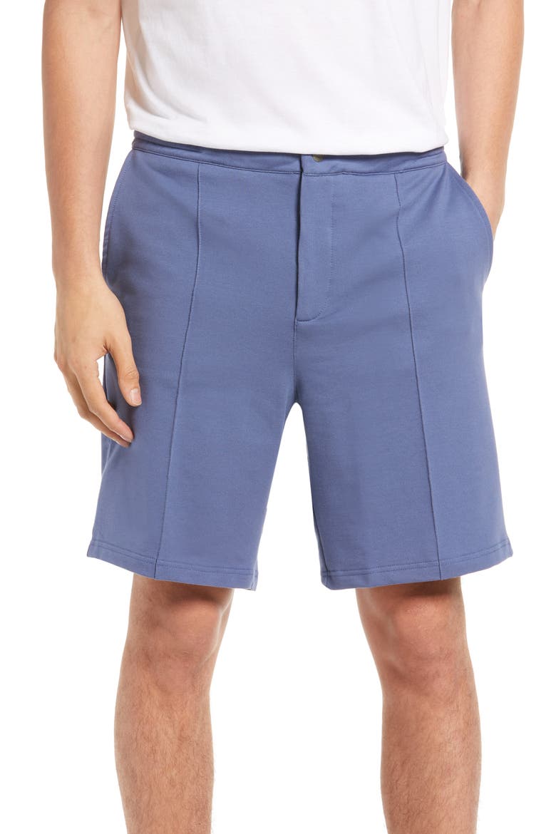 French Terry Shorts, Main, color, BLUE