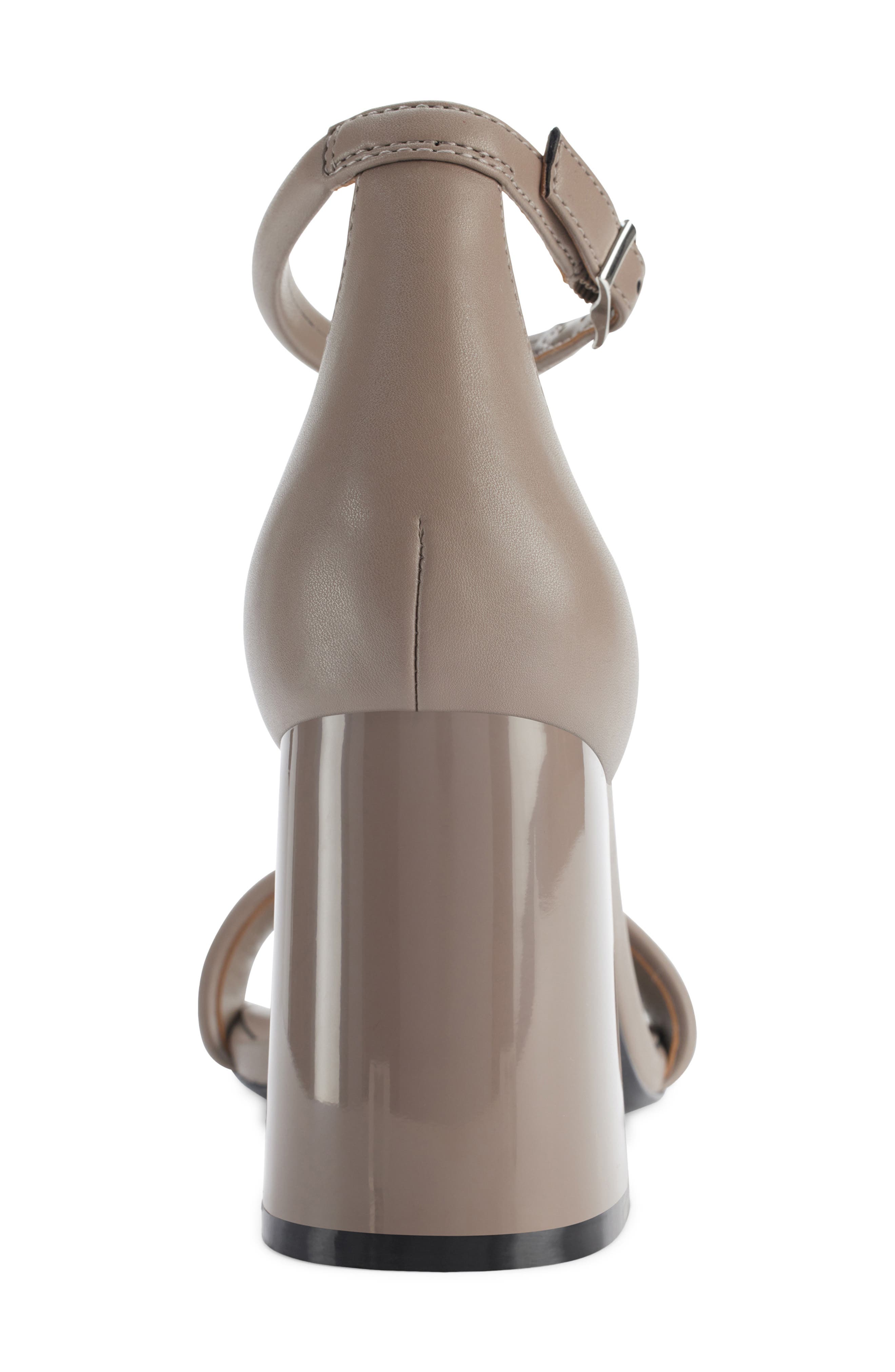 DKNY Scarla Ankle Strap Sandal, Alternate, color, Ash