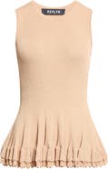ASHLYN Greer Crew Neck Sleeveless Shell