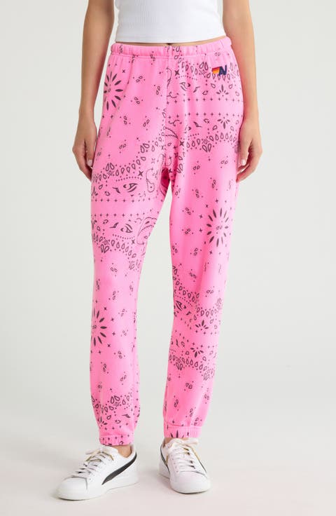 Bandana Print Sweatpants
