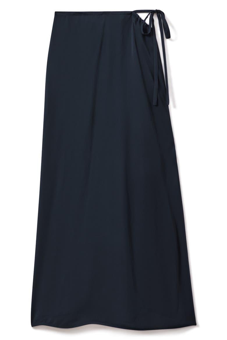 Esme Cutout Side Tie Midi Skirt, Alternate, color, NAVY