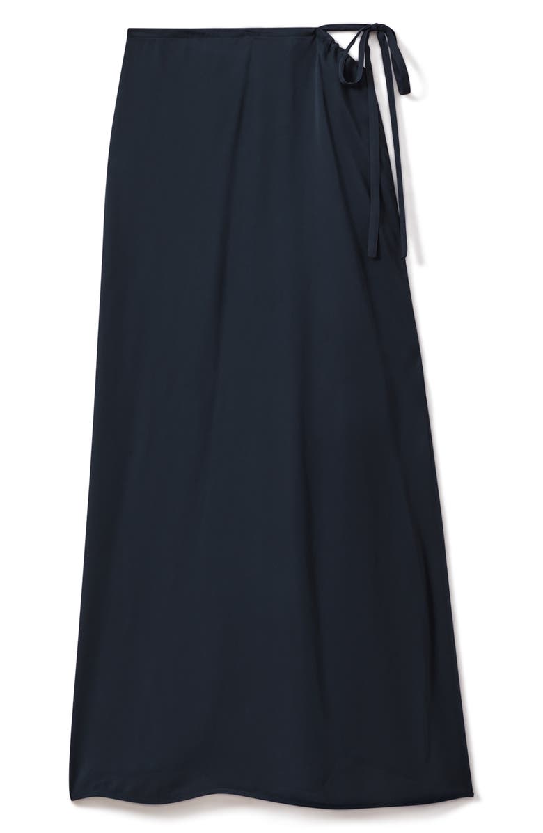 Reiss Esme Cutout Side Tie Midi Skirt, Alternate, color, Navy